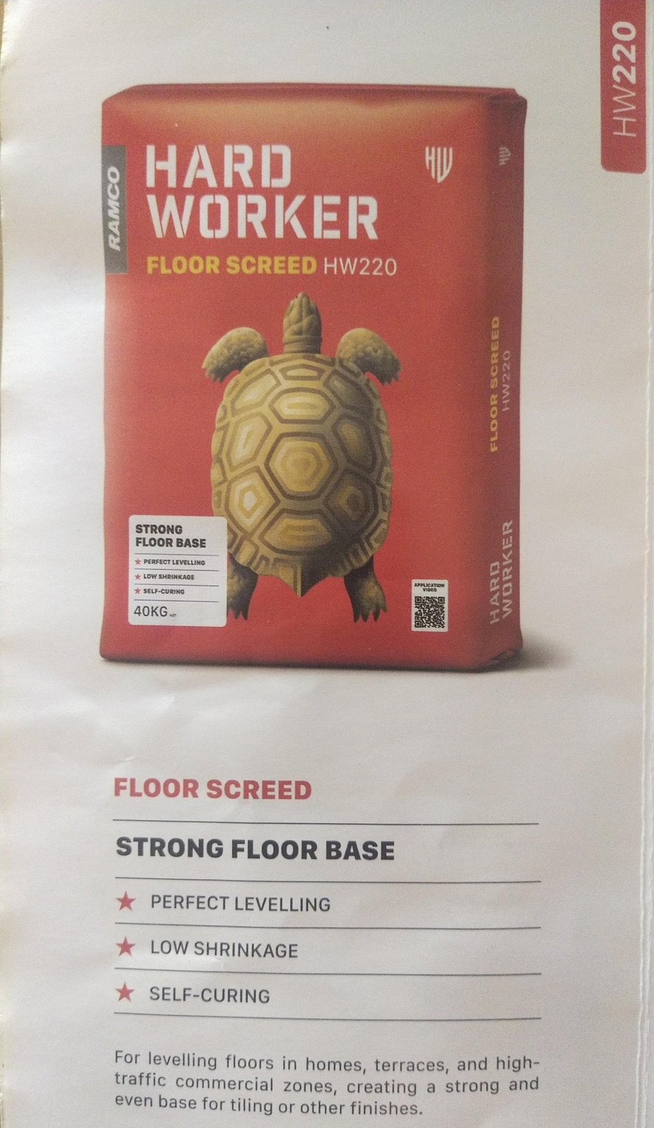 Hard Worker Floor Screed HW220
